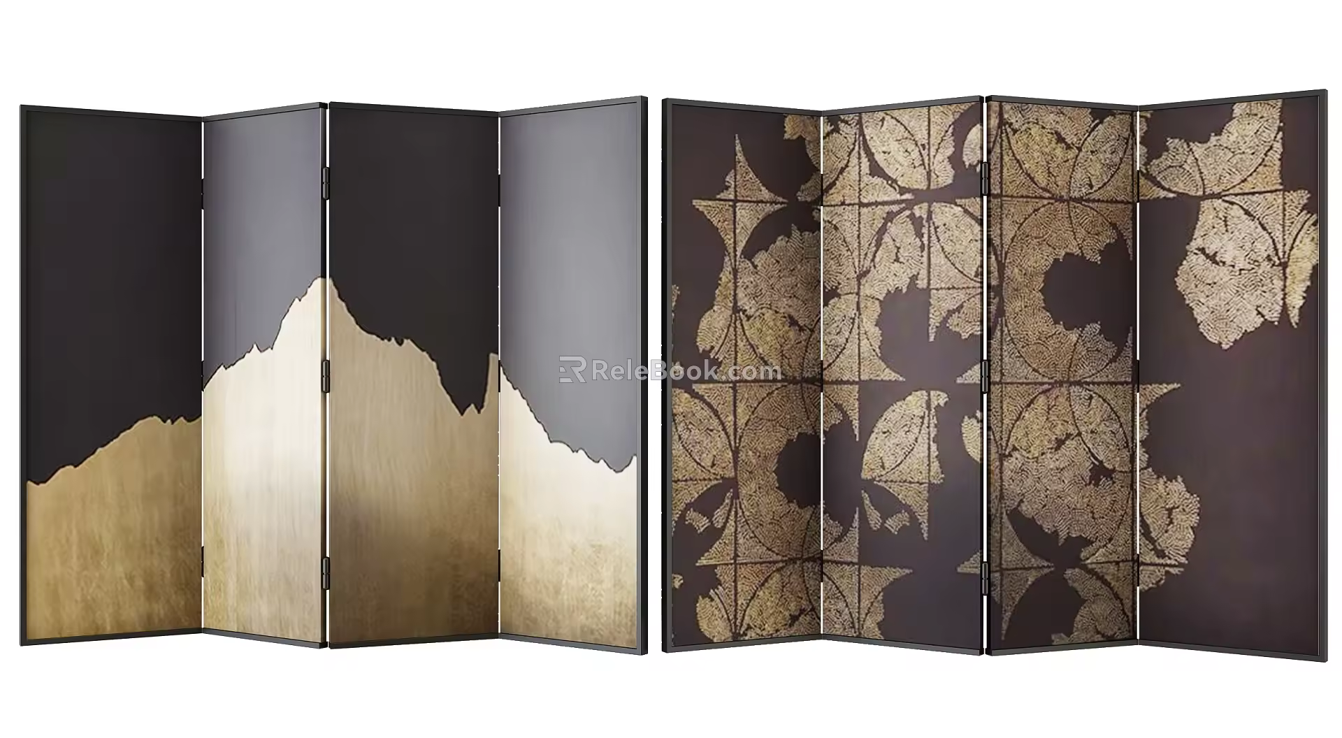 new chinese style screen 3d model