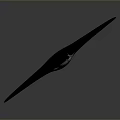 Black Manta Ray Aquatic Animal Swimming In Deep Ocean With Streamlined Body