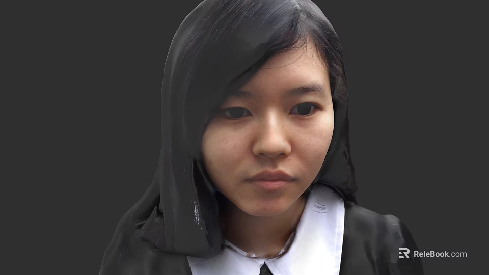 Comfortable Upholstered Armchair With Classic Design For Living Room Decor 3d model