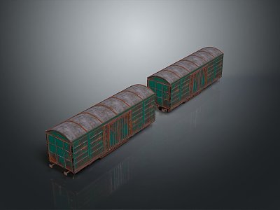 vintage train steam train carriage locomotive head steam carriage train modern vehicle 3d model