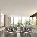 Modern Reception Area Sales Office Negotiation Room Sales Department Rest Area Hotel Lobby Office Building Office Building Lobby Rest Area 3d model