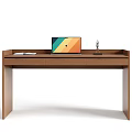 Log Desk Solid Wood Desk Computer Desk 3d model