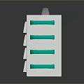 White Medical Device With Four Drawers Digital Displays Control Buttons And Green Handles