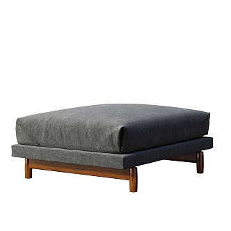 Modern sofa stool 3d model