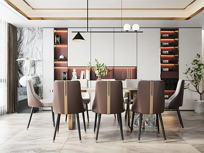 Modern Restaurant 3d model