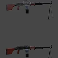 RPD Light Machine Gun 3d model