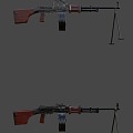 RPD Light Machine Gun 3d model