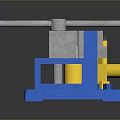Bench Drill Vertical Drilling Machine Vertical Bench Drilling Machine Tools Hardware Tools Processing Tools Furniture 3d model