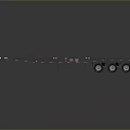 Heavy Duty Flatbed Trailer With Wooden Deck And Black Frame Wheels