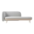 Modern chaise longue multiplayer sofa 3d model