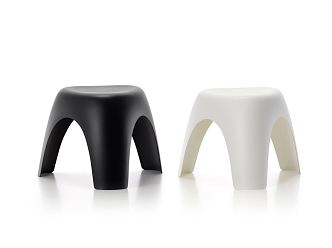 Modern Stool Shoe Changing Stool Low Stool 3d model