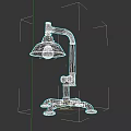 Industrial Style Irregular Shaped Chandelier With Metal Pipe Structure And Bell Shade