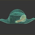 Pirate Hat Hat Realistic 3d model