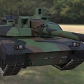 Leclerc Leclerc main battle tank military 3d model