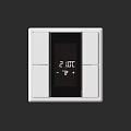Modern air conditioning temperature socket switch 3d model