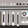 Modern Air Conditioners And Fans With Standing Wall Mounted Units And White Design Styles