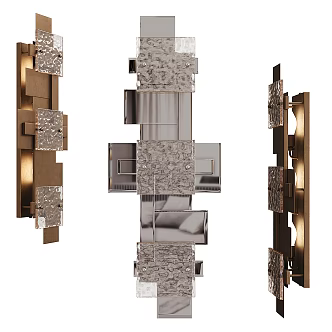 Modern Light Luxury Wall Lamp 3d model