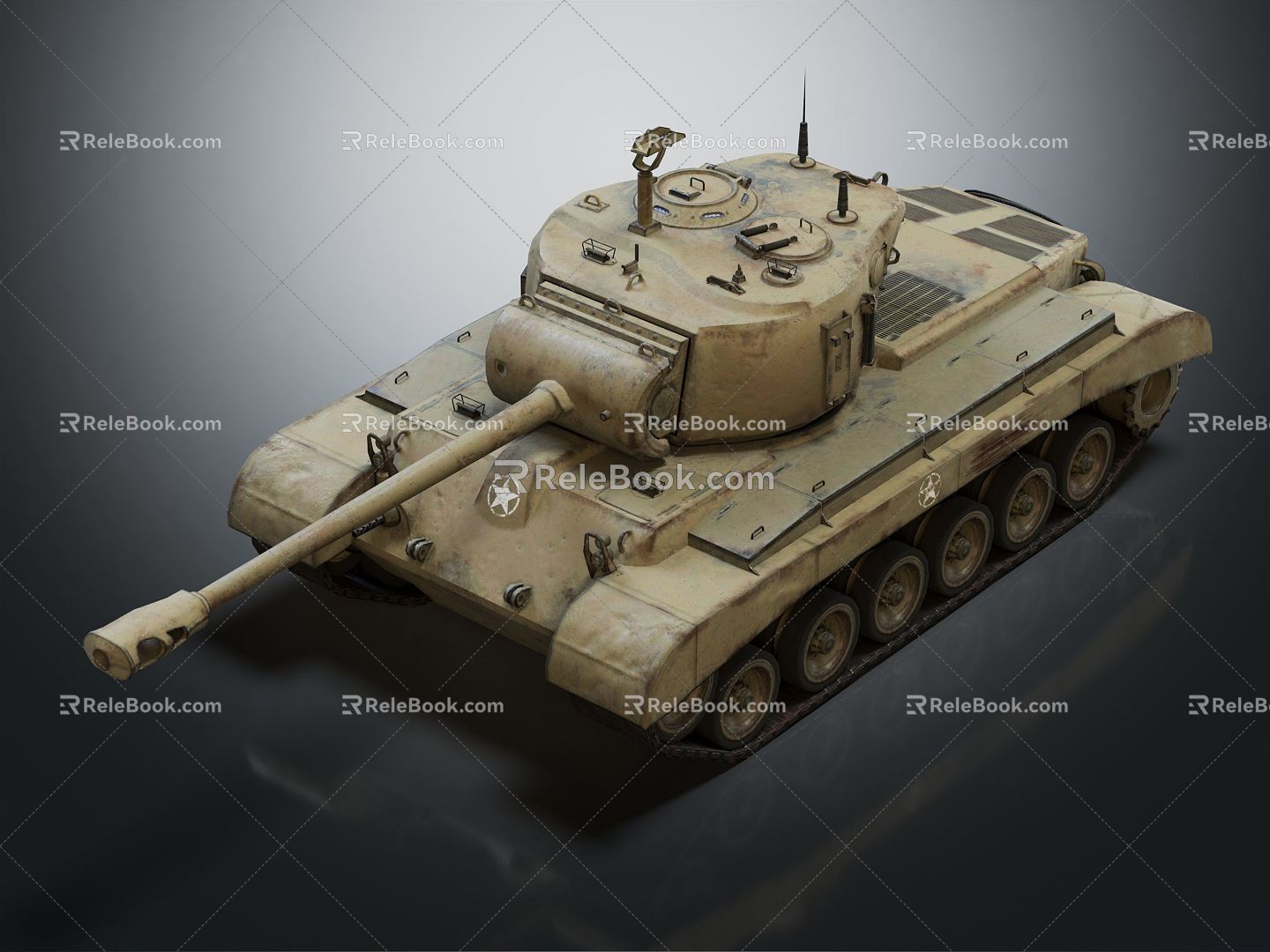 Modern Tanks 3d model