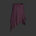 Elegant Pink Asymmetrical Hem Skirt With Soft Fabric And Flowy Design