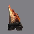Artistic Stone Sculpture Carving With Handcrafted Intricate Base And Natural Patterns Design