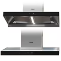 Modern Stainless Steel Kitchen Range Hoods In Black And Silver Styles