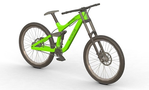 Modern Bike Mountain Bike Racing 3d model