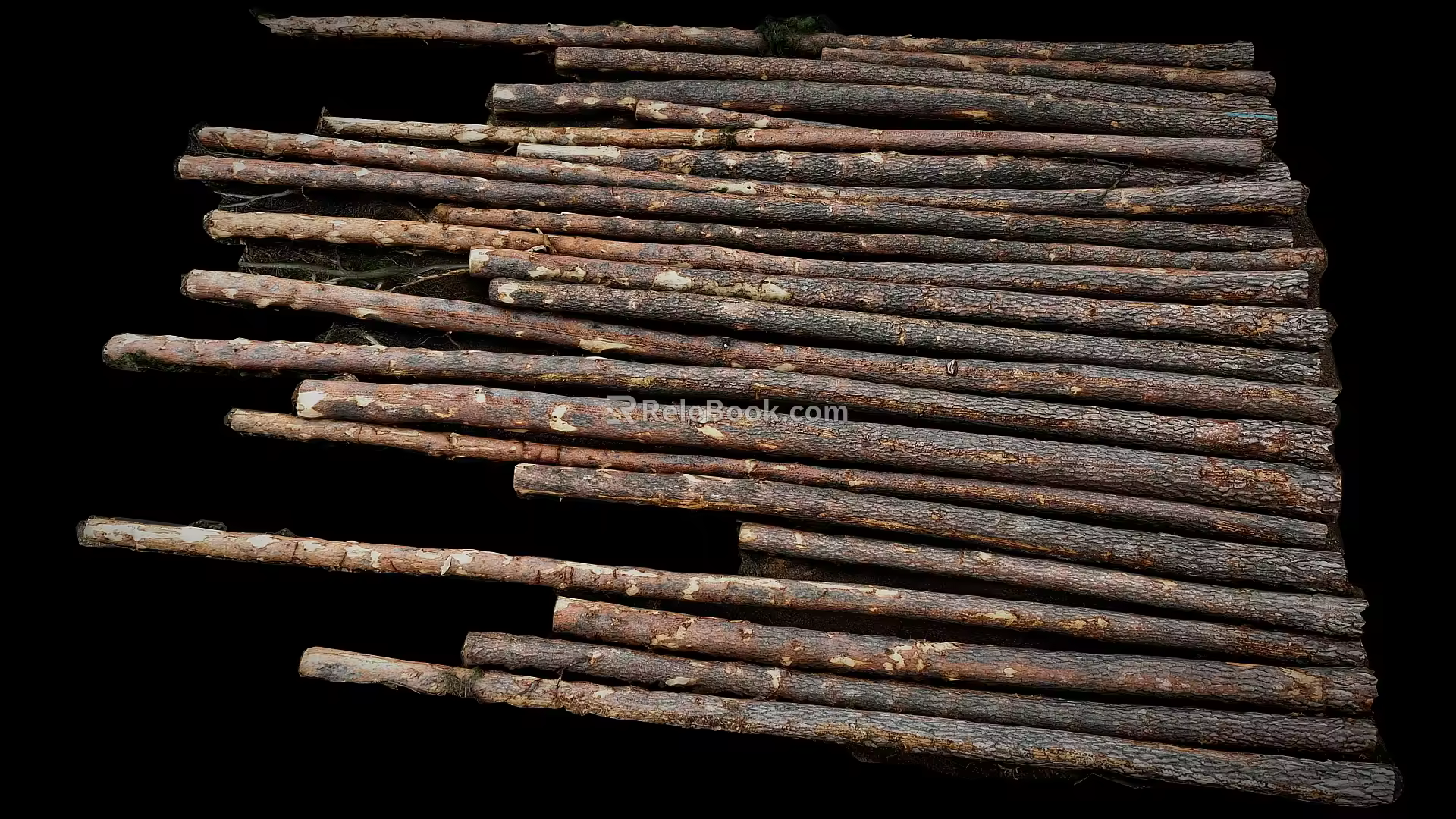 Trees Landscape Trees Scanning Trees Timber Wood Blocks Wood Firewood Cutting Wood Pile 3d model