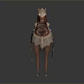 Transparent 3D Horse Model With Visible Internal Structure And Brown Leather Saddle