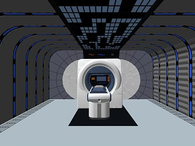 Modern operating room Hospital operating room 3d model