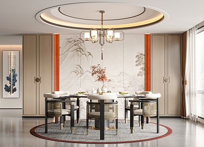 New Chinese Restaurant 3d model