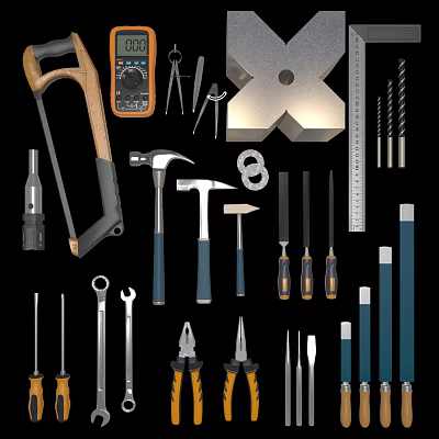 Modern tool fitter tool 3d model Modern tool fitter tool 3d model