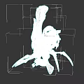 Fantasy Character And Bio Mechanical Creature 3D Model Featuring Green Yellow Color Intricate Details