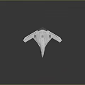 Futuristic Silver Stealth Fighter with Aerodynamic Sleek Design and Modern Structure