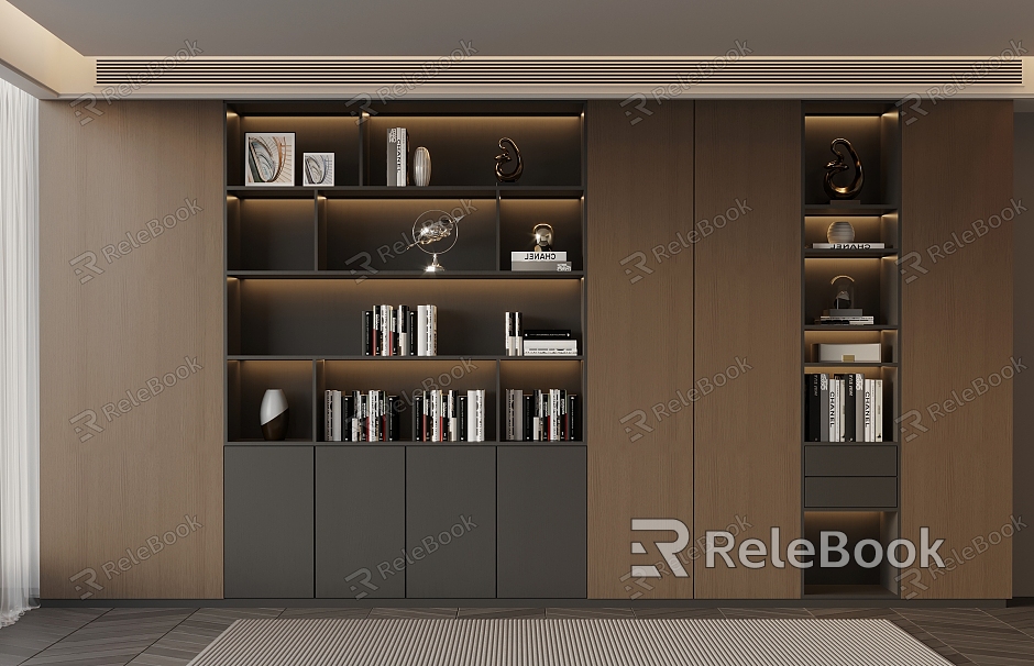 Italian Bookcase model