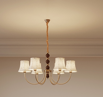 French Chandelier Antique Chandelier 3d model