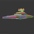 Modern Spaceship Spacecraft 3d model