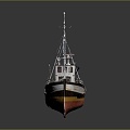 Boat Small Wooden Boat Fishing Boat Speedboat Single Boat Holiday Boat Wooden Boat Single Boat Single Wooden Boat 3d model