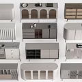 Modern Entryway Cabinet And Side Cabinet Design With Storage Drawers Open Shelves And Sleek Doors