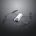 Quadcopter Drone For Space Exploration Missions With Scientific Equipment And Aerial Technology