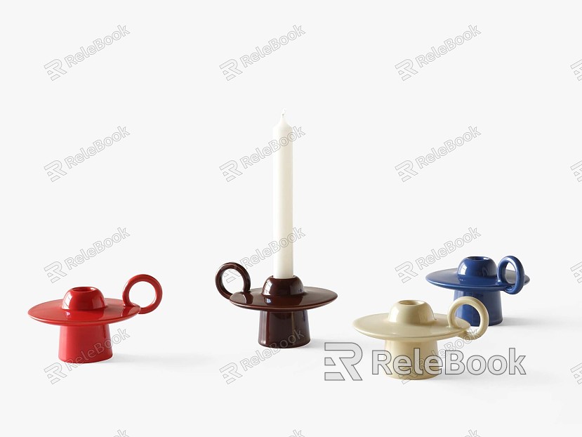 Nordic Candlestick Lamp model