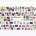 Various Traffic Signs Collection With Different Colors Shapes And Road Safety Symbols