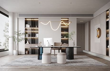 Light Luxury Study 3d model