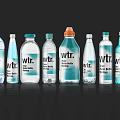 Wtr Brand Bottled Water Collection With Various Bottle Designs And Sizes