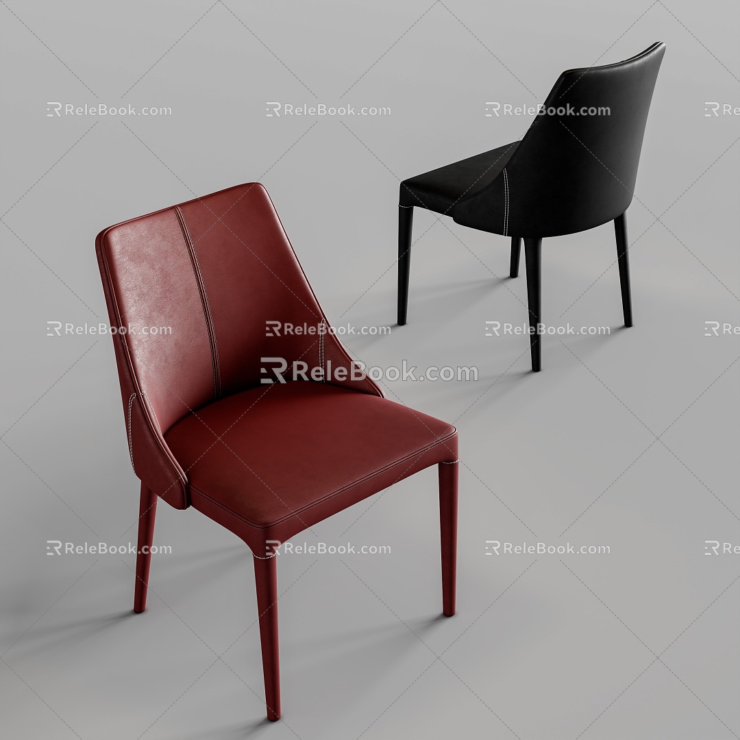 Modern single chair 3d model