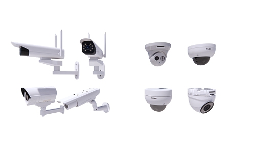 Surveillance camera combination 3d model