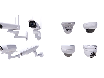 Surveillance camera combination 3d model