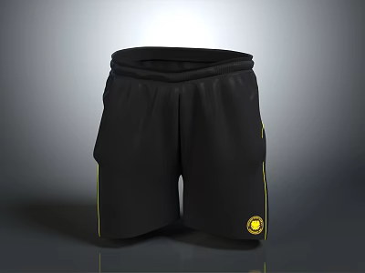 Women's Shorts Men's Shorts Half Pants 3d model