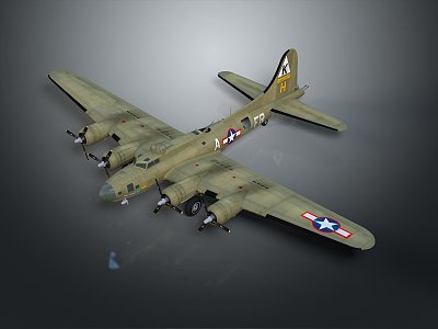 Modern Bomber 3d model