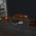 Modern Sofa Coffee Table Combination Sofa Coffee Table 3d model