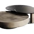 Modern Round Dining Tables With Wooden Tops And Metal Bases Design